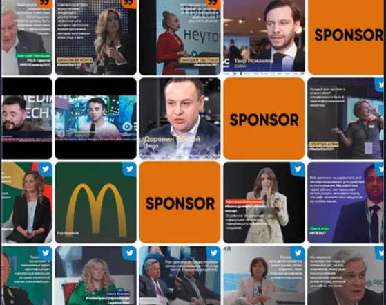 Always Top Banner in Reportage Frame in Media Partners